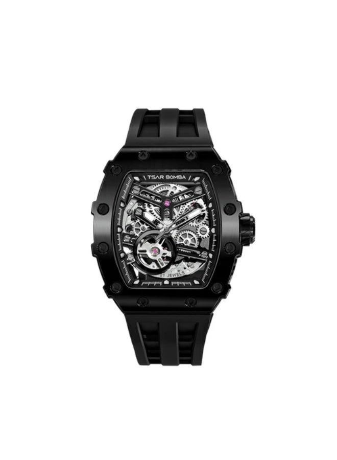 TSAR BOMBA Montre Homme Tsar Bomba Elemantal series - TB8208A45 Bracelet Silicone Noir - Image 2